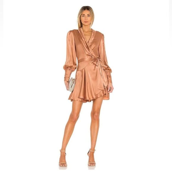 New Zimmermann wrap silk dress retail:$795+ #2 - Picture 1 of 7